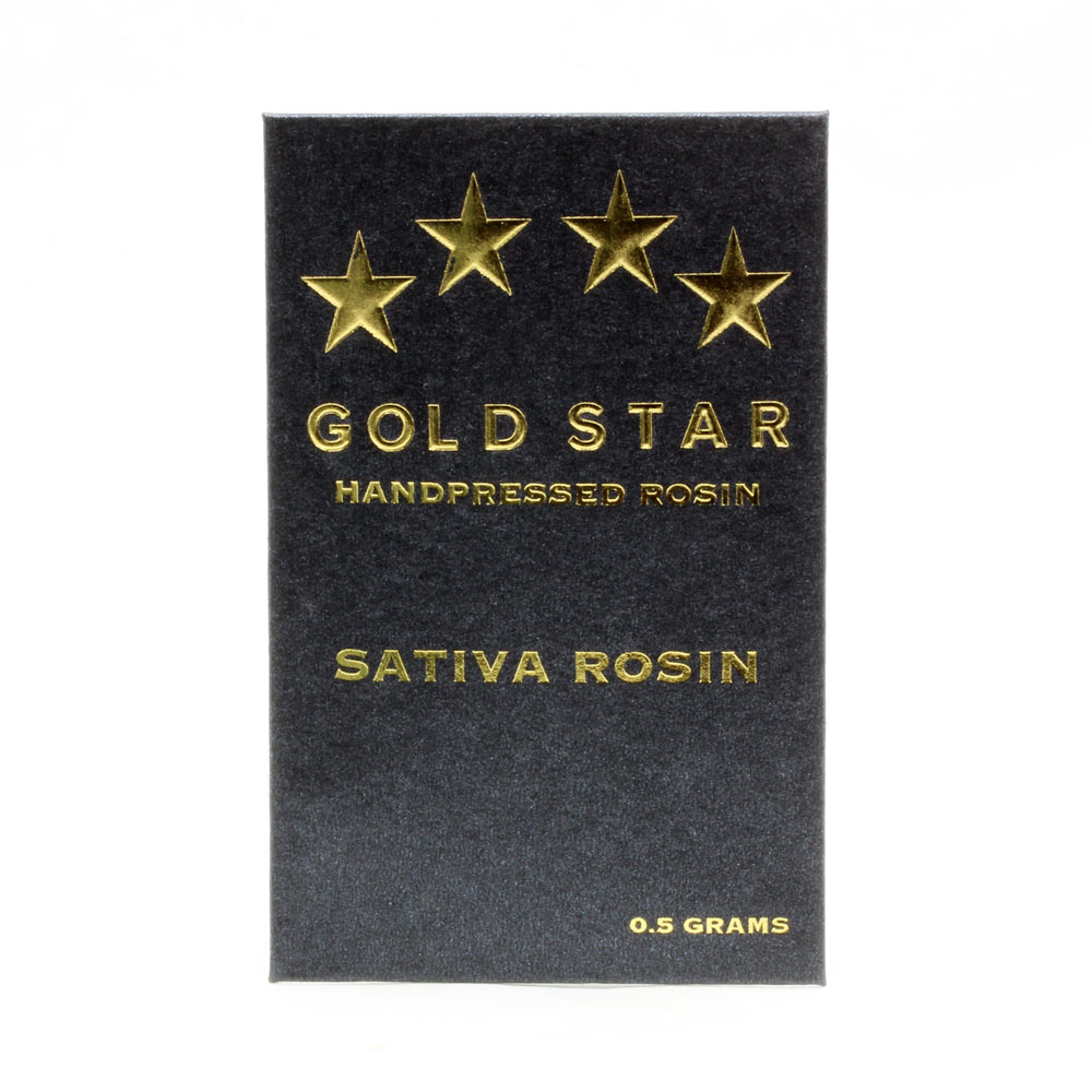 Gold Star - Handpressed Rosin - Super Silver Haze THC 68.5