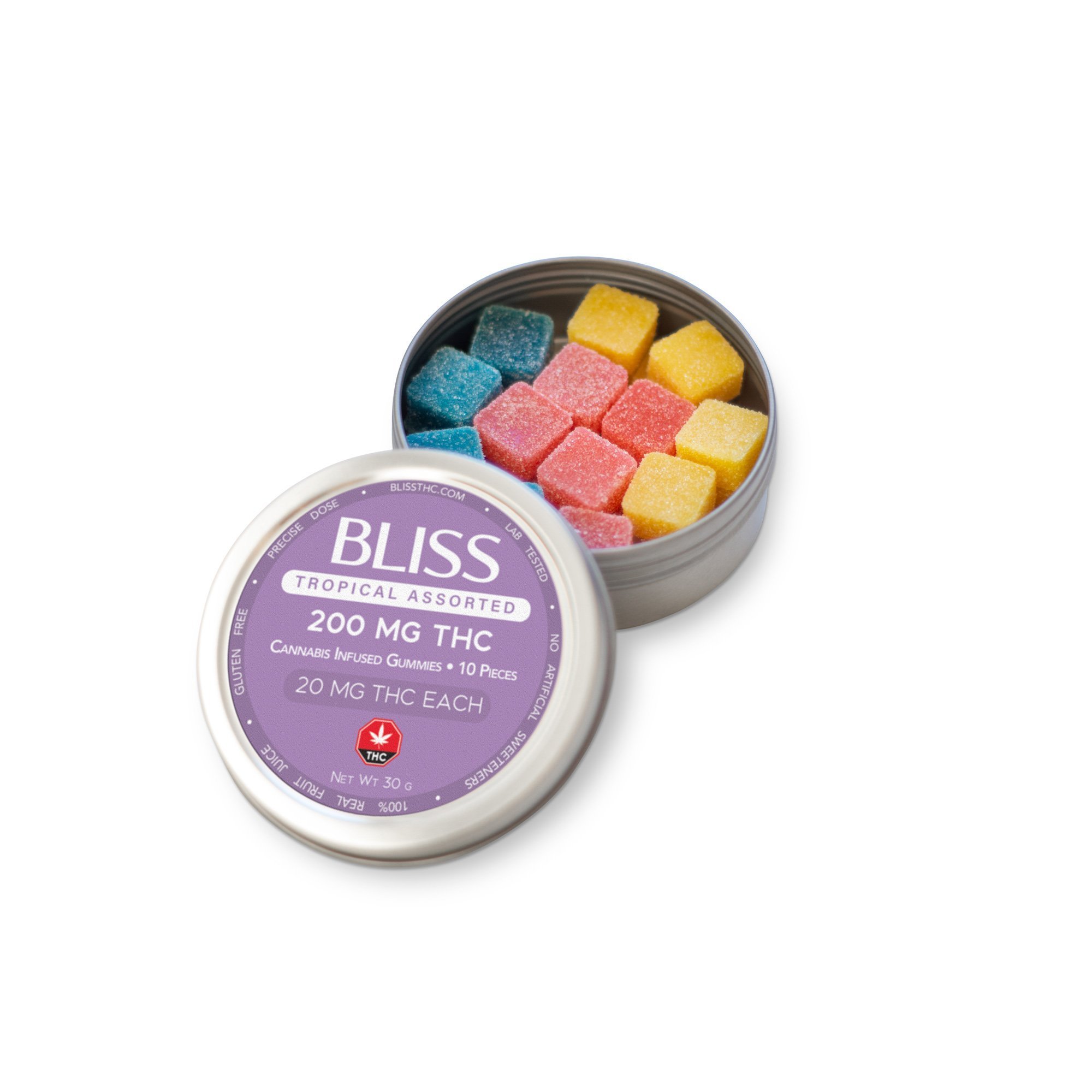 Bliss Tropical 200mg Gummies