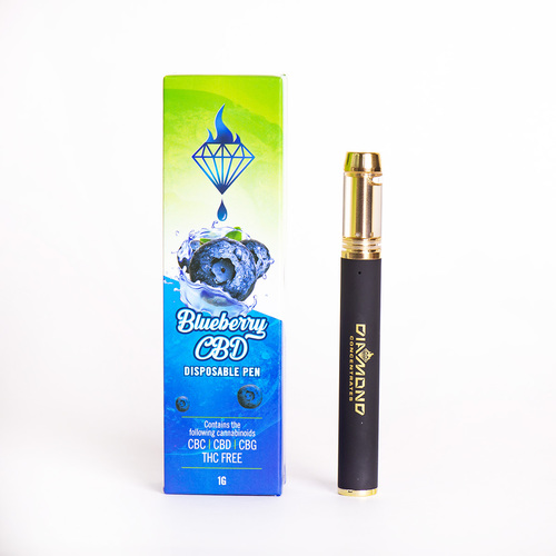 Diamond -Blueberry CBD- 1g Disposable CBD ONLY vape pen