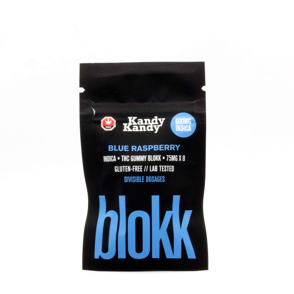 600mg Indica Gummy Blokk 