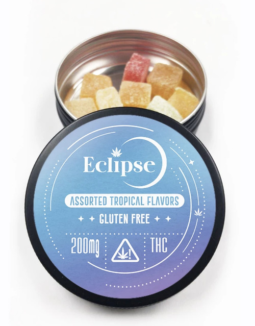 Eclipse 200mg assorted tropical flavour gummies