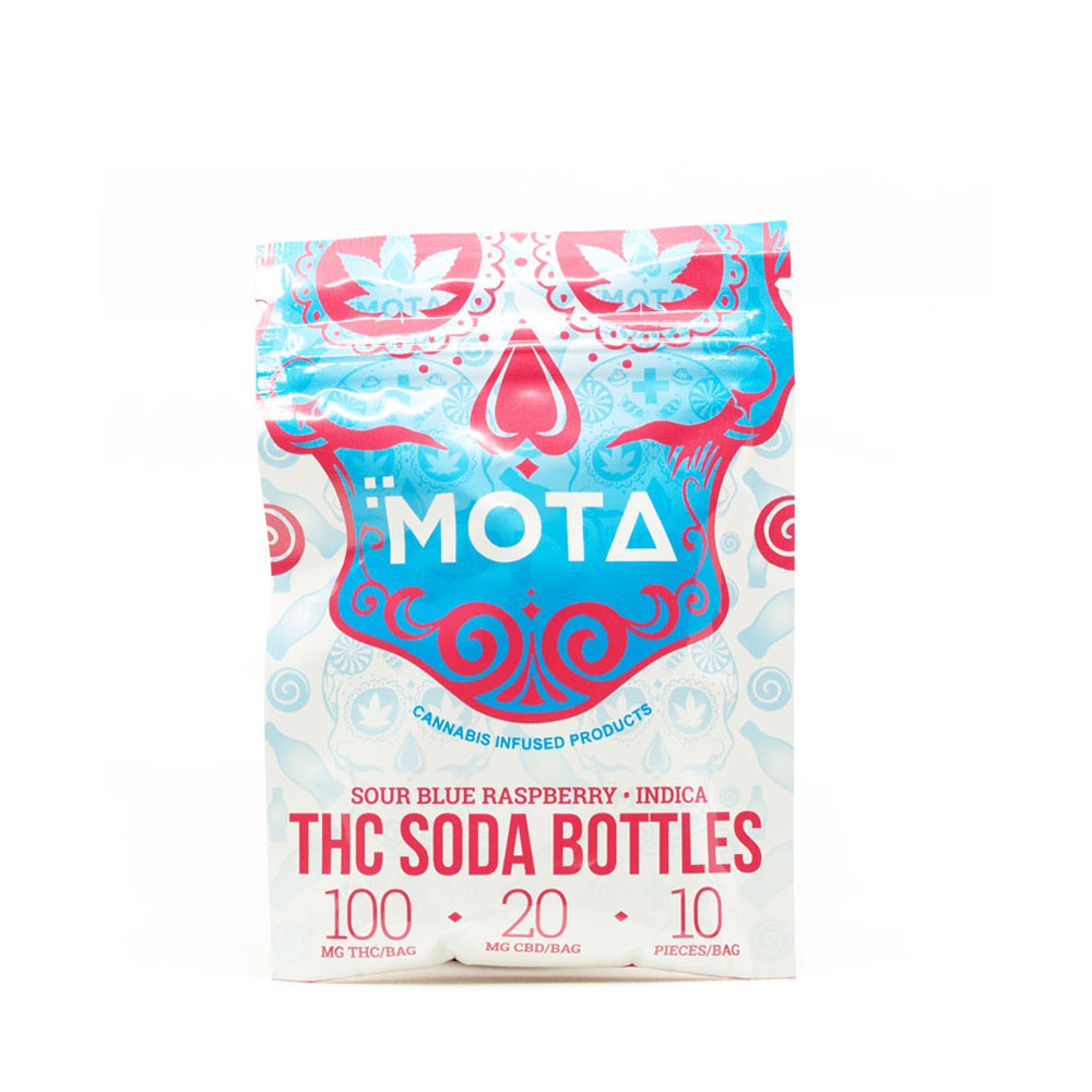 Mota 100mg THC / 20mg CBD Soda Bottles