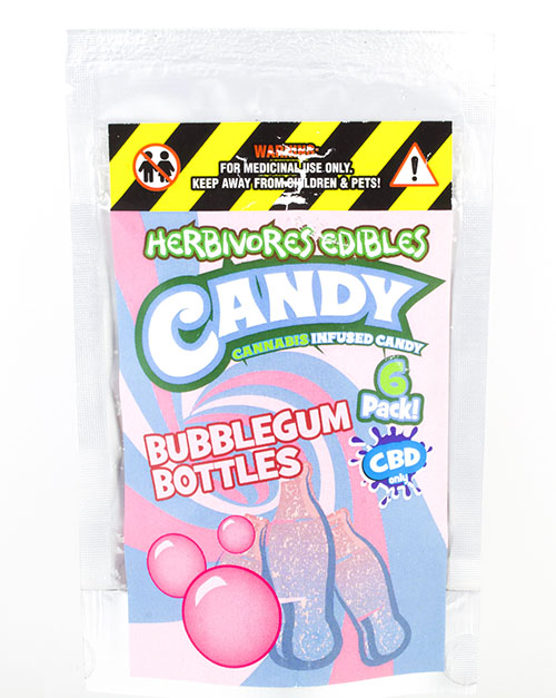 Herbivore CBD BubbleGum Bottles 6 pack