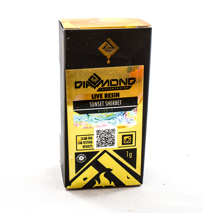 Closed - Diamond Concentrates - Sunset Sherbet Live Resin