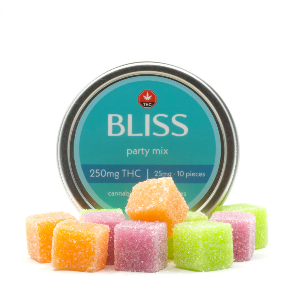 Bliss PARTY Mix 250mg Gummies