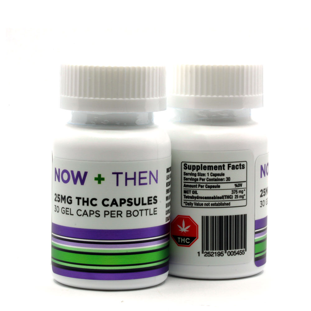 25mg THC Capsules by Now + Then