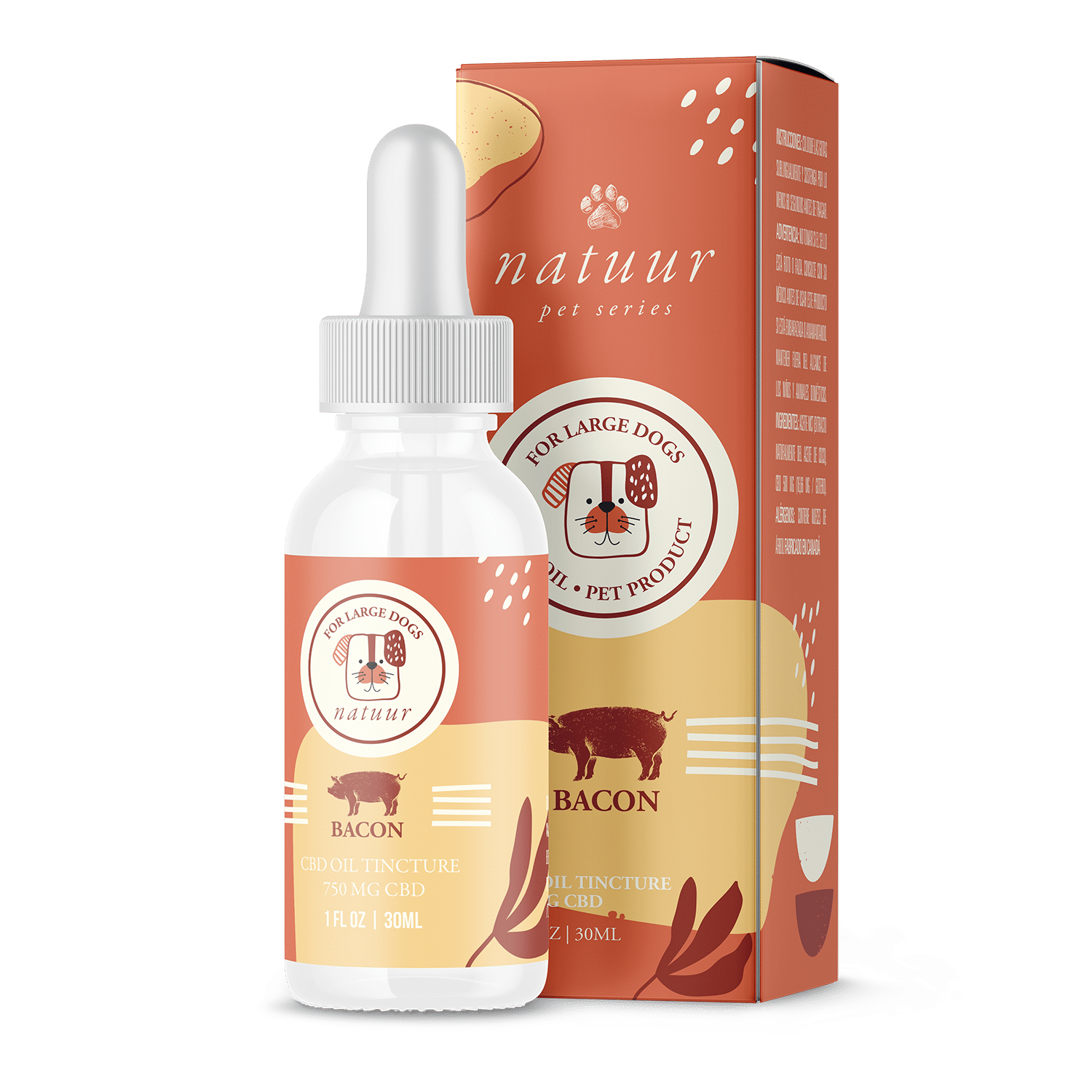 Natuur 750mg CBD for DOGS Bacon or Salmon