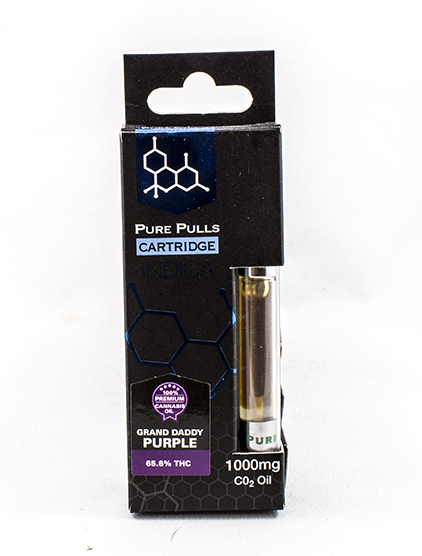 Pure Pulls Refill Cartridge - Indica- Grand Daddy Purple - 1g