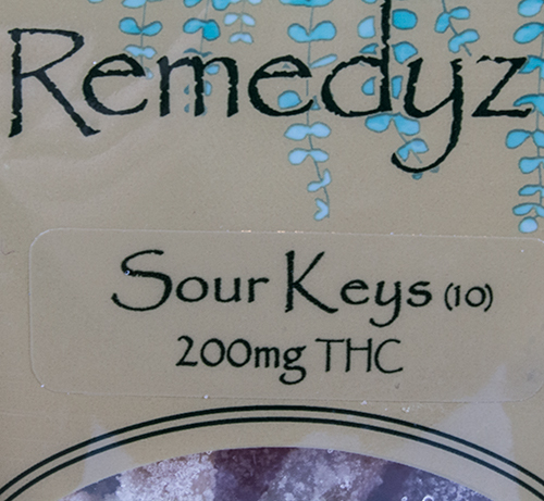 Remedyz 200mg THC Sour Keys