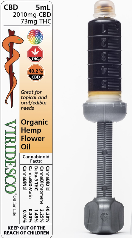 Viridesco - (Newest Batch More Potent) CBD Organic Hemp Flower Oil 5ml