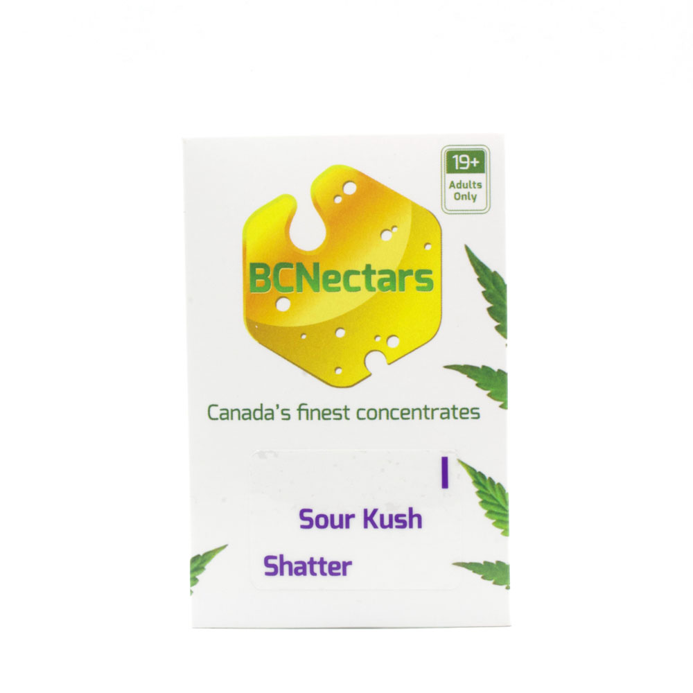 Sour Kush Indica Shatter by BC Nectars