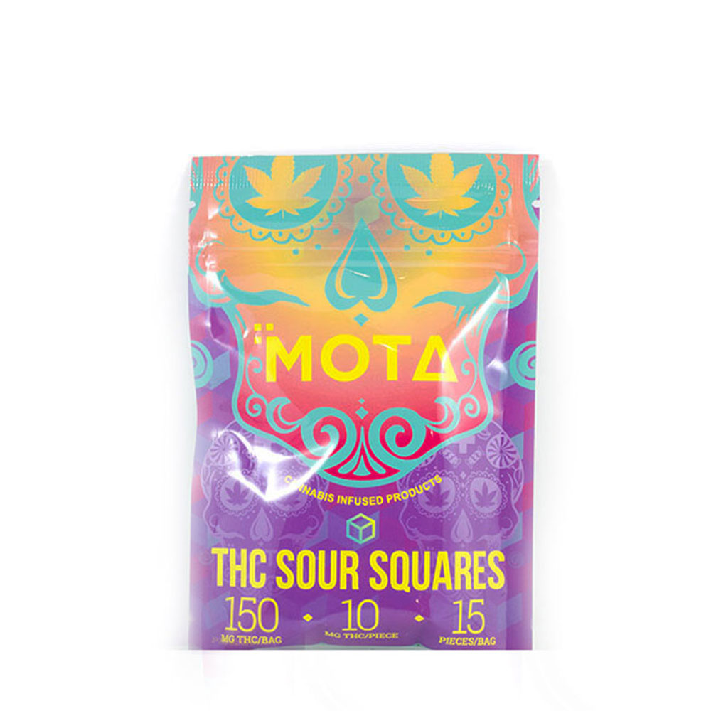 MOTA 150mg THC Sour Squares